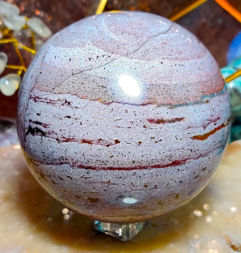 Ocean Jasper Sphere