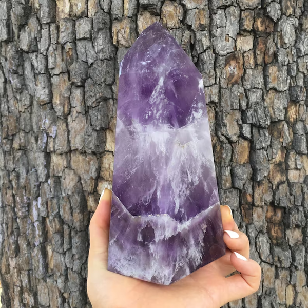 Beautiful Large Amethyst Tower