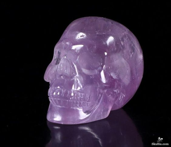 Amethyst Carved Crystal Skull