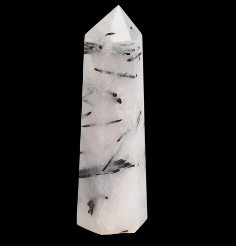 Tourmalinated Quartz Point Tower