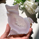 Druzy Agate Cat