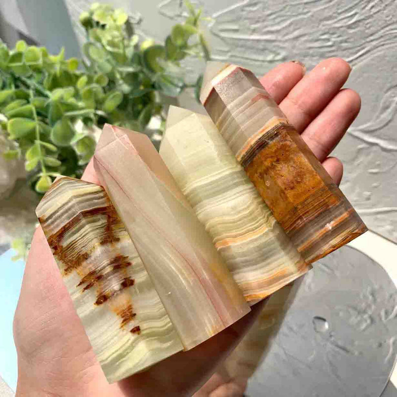 Small Banded Onyx Tower