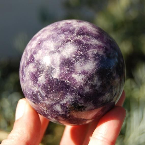 Lepidolite Sphere