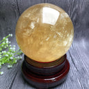 Honey Calcite Sphere