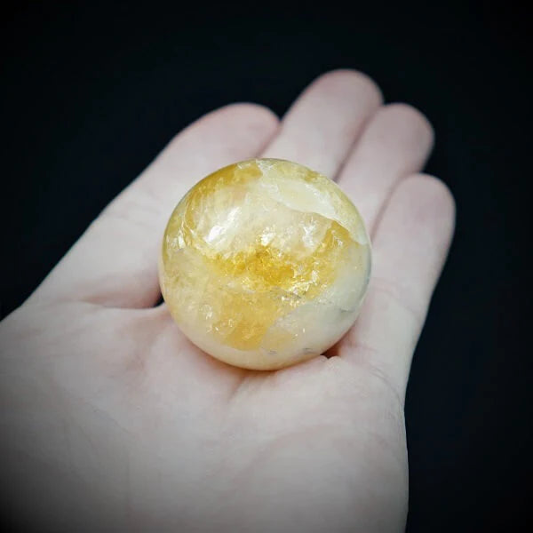 Natural Citrine Sphere