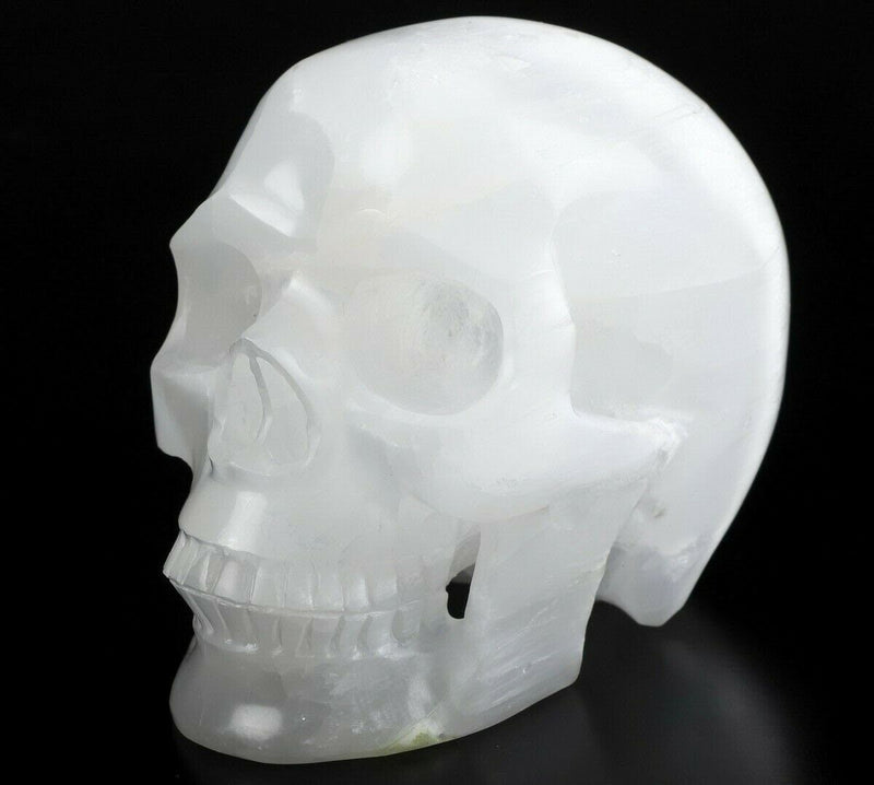 Selenite Skull