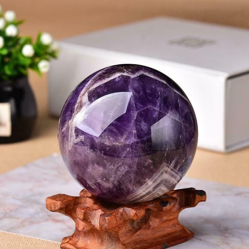 Natural Dream Amethyst Sphere