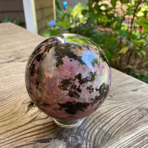 Rhodonite Sphere