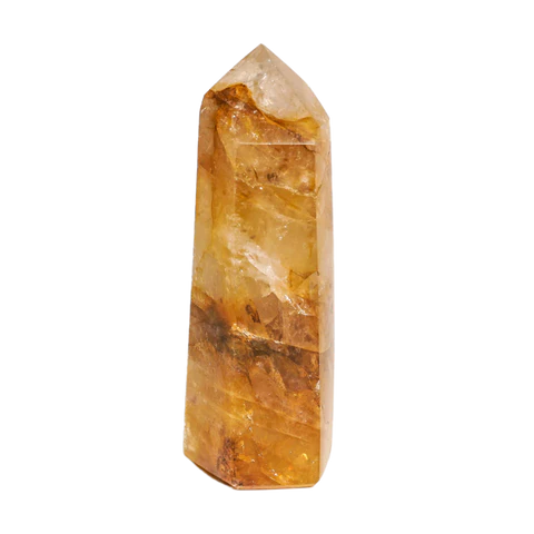 Golden Fire Quartz Point