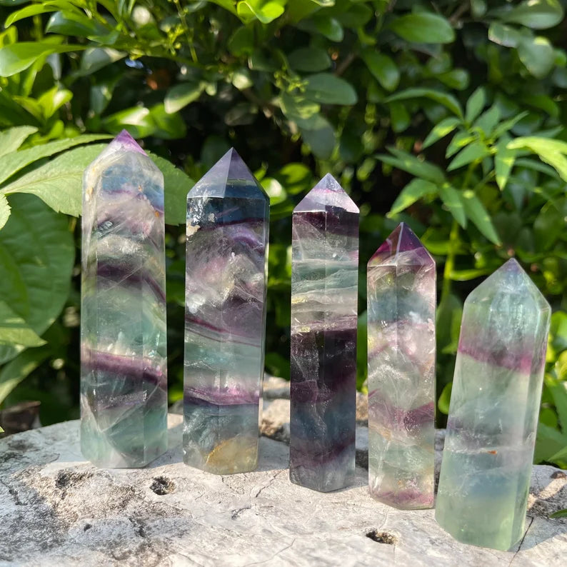 Rainbow Fluorite Tower