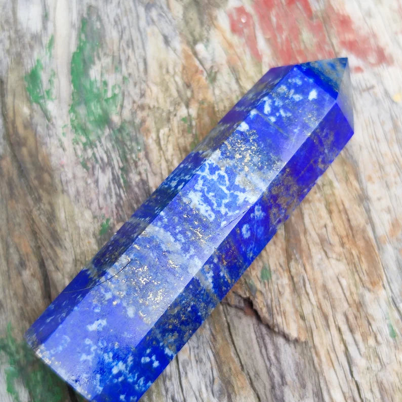 Lapis Lazuli Crystal Tower