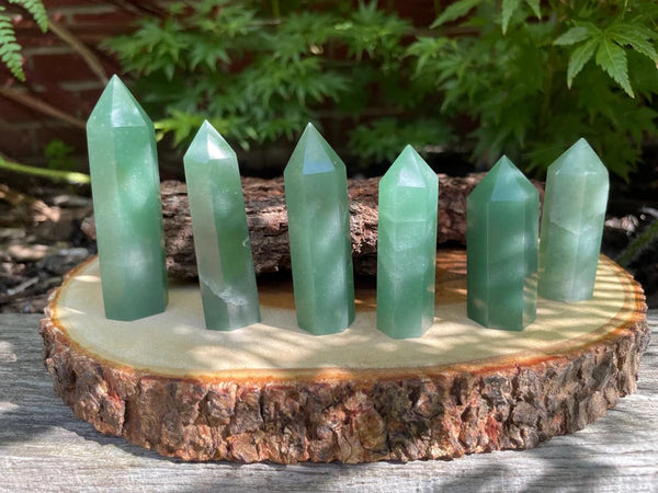 Natural Crystal Green Aventurine Tower