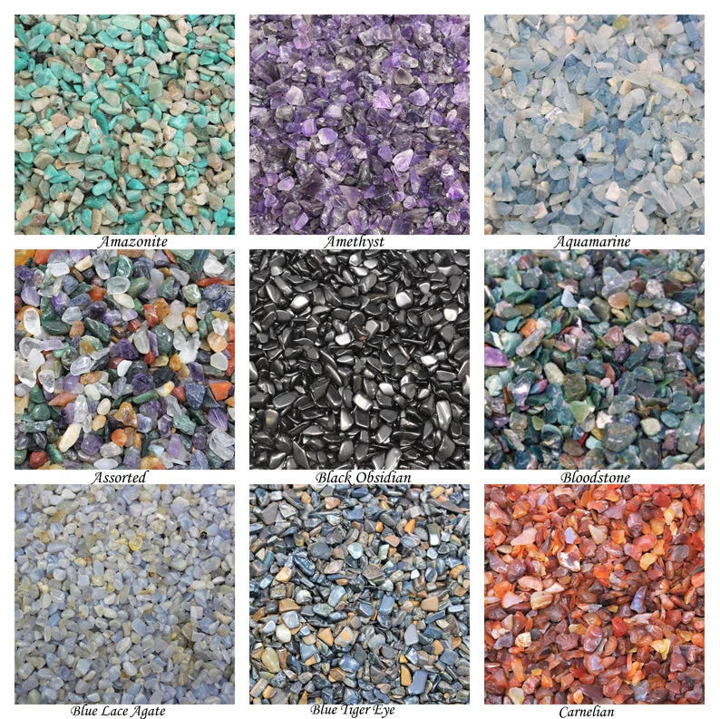 Genuine Gemstone Chips Bulk Lots