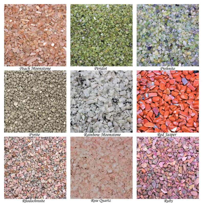 Genuine Gemstone Chips Bulk Lots