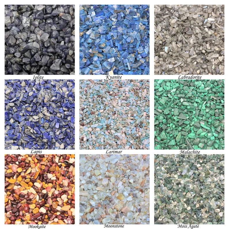 Genuine Gemstone Chips Bulk Lots