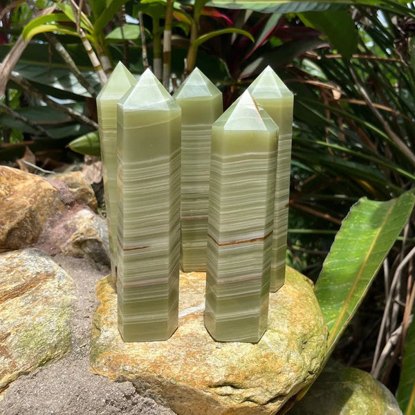 Green Afghan Jade Tower