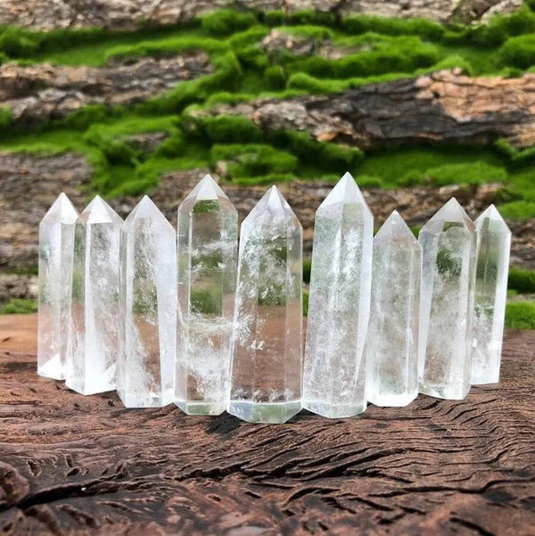 Natural Crsytal Clear Quartz Tower